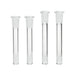Clear Glass Slitted Diffuser Downstem – Multiple Sizes Available (3"–4.5") | Jupiter Grass
