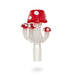 Red Eye Glass® | 14mm Amanita Pull-Out [194R] | Jupiter Grass