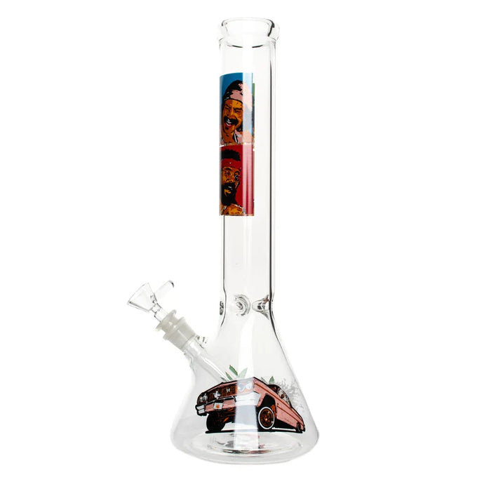 Cheech & Chong® Glass | 10" Pop Art Beaker Base Water Pipe [CC155] | Jupiter Grass