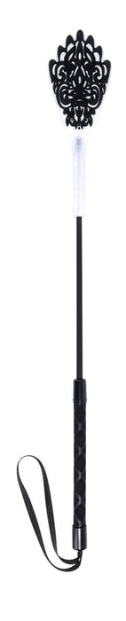 Lace Silicone Crop - Black