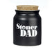 STONER DAD STASH JAR - WHITE LETTERS | Jupiter Grass