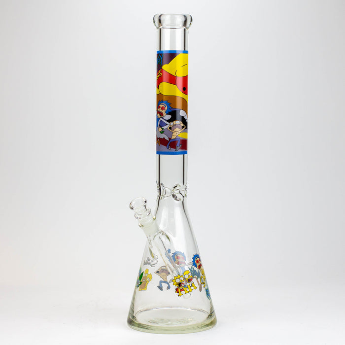 20" RM decal 7 mm glass water bong | Jupiter Grass