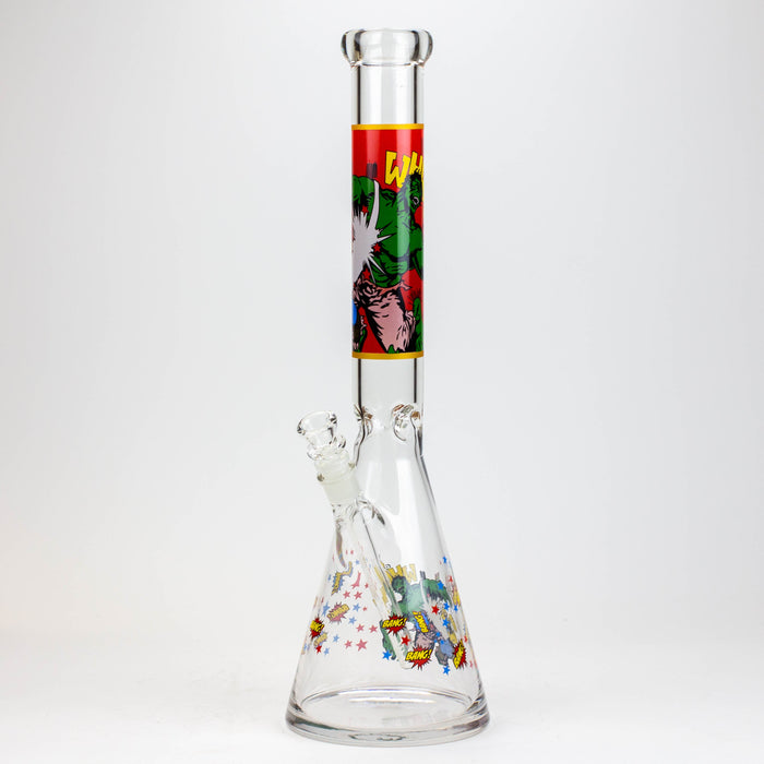 20" RM decal 7 mm glass water bong | Jupiter Grass