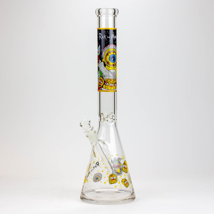 20" RM decal 7 mm glass water bong | Jupiter Grass