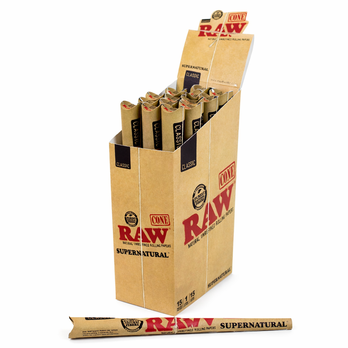 Raw | Classic CONE SUPERNATURAL (Box of 16 Display) [SMK519] | Jupiter Grass