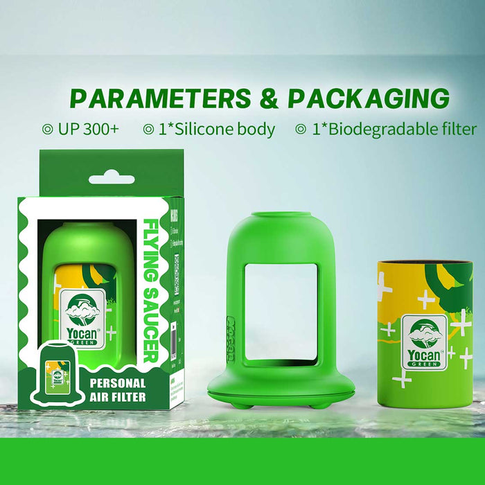 Yocan Green |  FLYING SAUCER personal air filter | Jupiter Grass