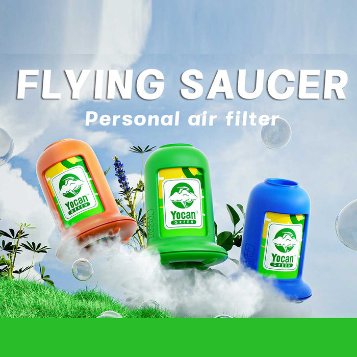 Yocan Green |  FLYING SAUCER personal air filter | Jupiter Grass