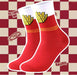 TRIM QUEEN | FRENCH FRIES SOCKS | Jupiter Grass