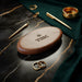 TBBC | Natural Hardwood oval Rolling Tray | Jupiter Grass