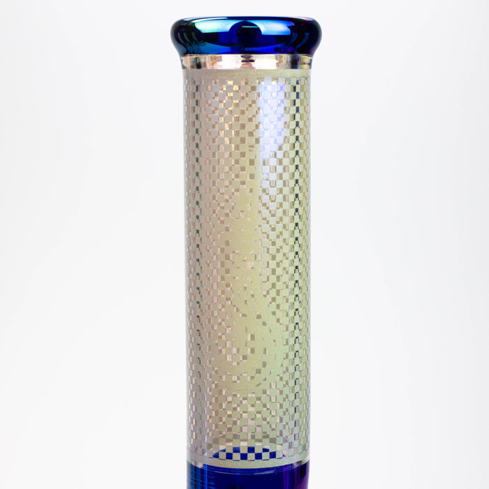 13" Genie electroplated glass beaker bong | Jupiter Grass