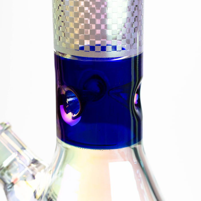 13" Genie electroplated glass beaker bong | Jupiter Grass