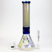 13" Genie electroplated glass beaker bong | Jupiter Grass