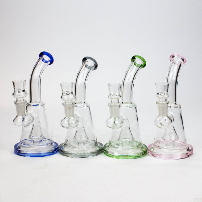 6" Cone diffuser glass bong | Jupiter Grass
