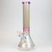 13" Genie electroplated glass beaker bong | Jupiter Grass