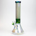 13" Genie electroplated glass beaker bong | Jupiter Grass