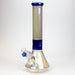 13" Genie electroplated glass beaker bong | Jupiter Grass