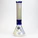 13" Genie electroplated glass beaker bong | Jupiter Grass