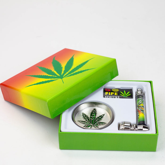 Metal Pipe, Grinder and screen gift set [AK22xx] | Jupiter Grass