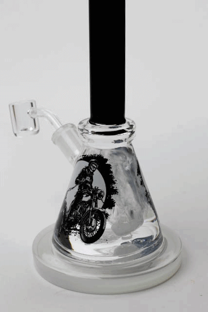 8" Small Rig with Decal and Banger | Jupiter Grass