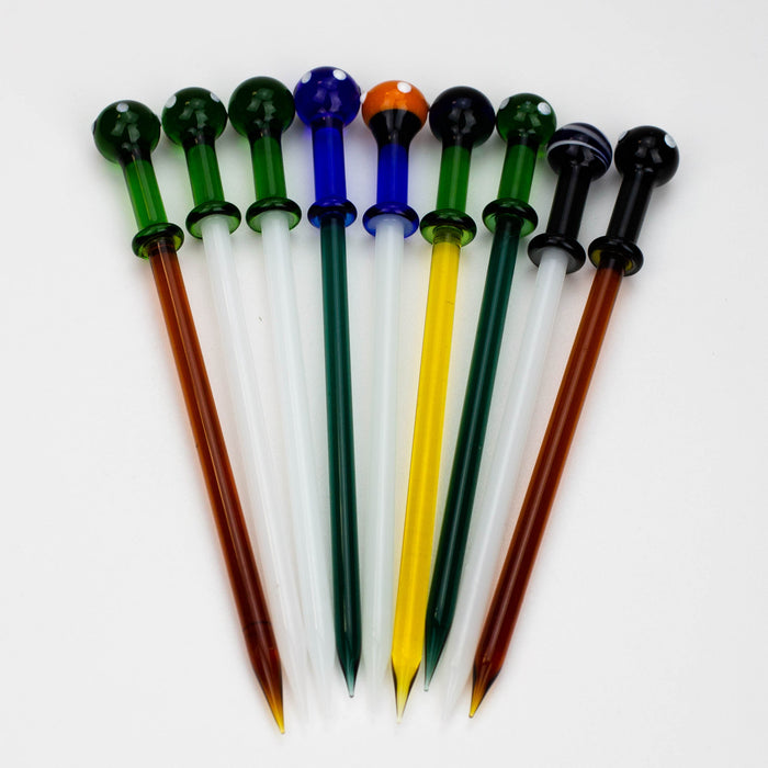 6" Glass Dabber [9191] Pack of 10 | Jupiter Grass