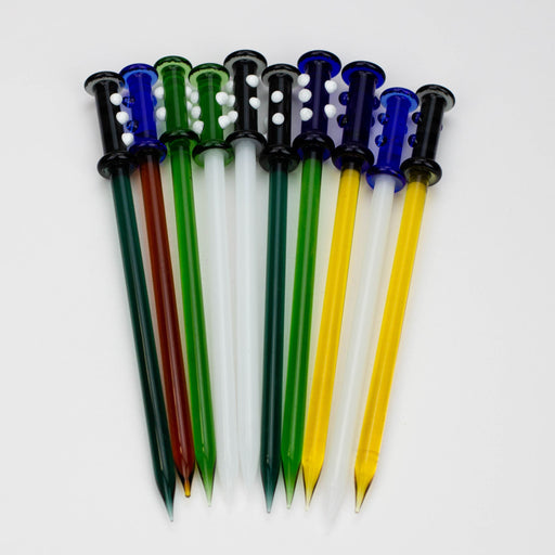 6" Glass Dabber [9194] Pack of 10 | Jupiter Grass