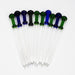 6" Glass Dabber [9190] Pack of 10 | Jupiter Grass