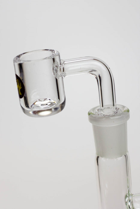 8" HAZE 2-in-1 Honeycomb diffuser Bent neck Dab Rig | Jupiter Grass