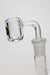 8" HAZE 2-in-1 Honeycomb diffuser Bent neck Dab Rig | Jupiter Grass