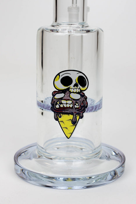 8" HAZE 2-in-1 Honeycomb diffuser Bent neck Dab Rig | Jupiter Grass