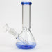8" Color bottom Glass Bong [C6307] | Jupiter Grass