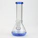 8" Color bottom Glass Bong [C6307] | Jupiter Grass