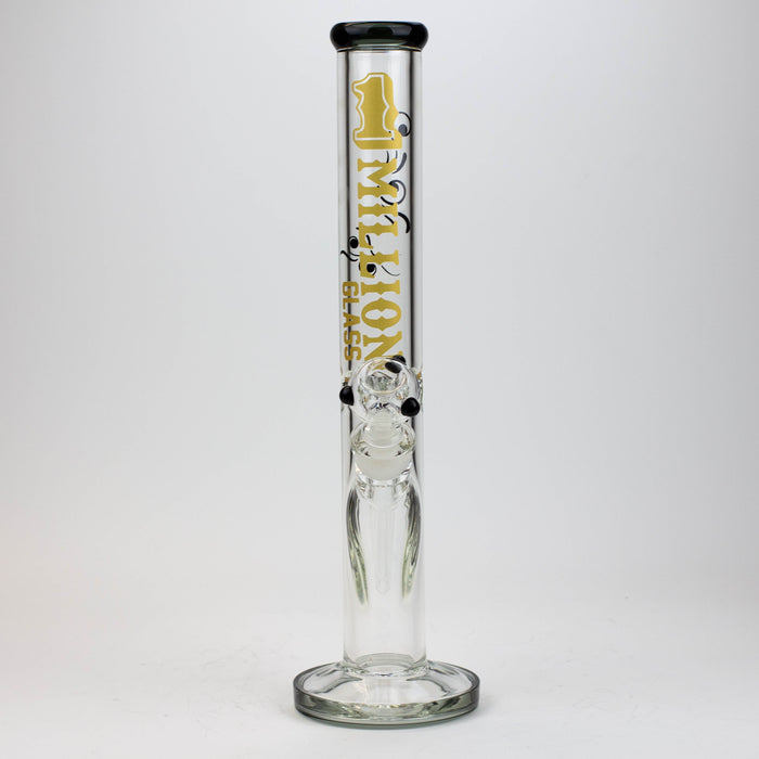 16" 1-MILLION Glass / 9mm / glass tube water bong [M004] | Jupiter Grass