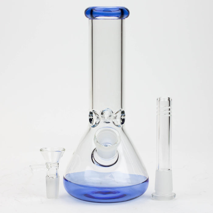 8" Color bottom Glass Bong [C6307] | Jupiter Grass