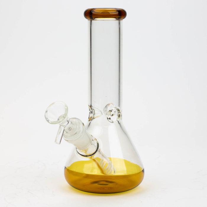 8" Color bottom Glass Bong [C6307] | Jupiter Grass