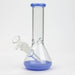 8" Color bottom Glass Bong [C6307] | Jupiter Grass