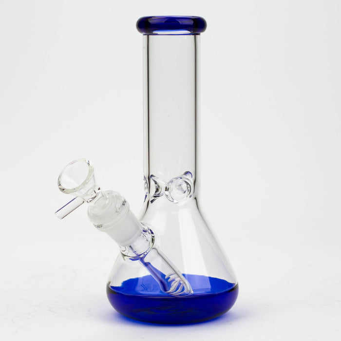 8" Color bottom Glass Bong [C6307] | Jupiter Grass