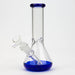 8" Color bottom Glass Bong [C6307] | Jupiter Grass