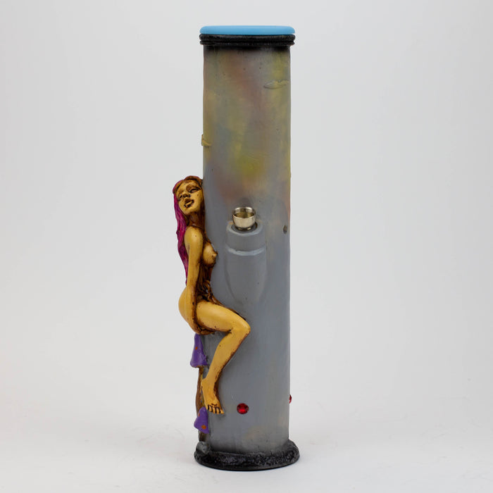 13.5" Glass Bong-Girl [NEW3] | Jupiter Grass