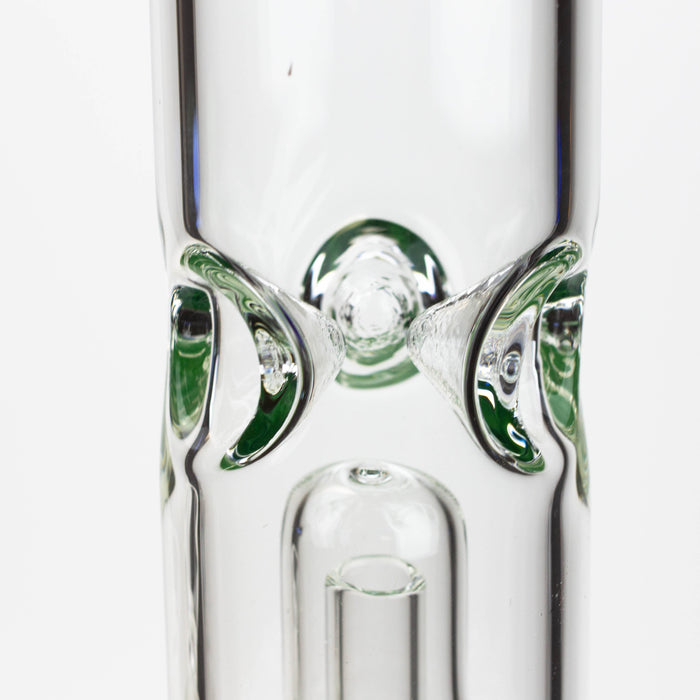 12" Color Bottom Glass Bong with shower head [C1503] | Jupiter Grass