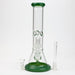 12" Color Bottom Glass Bong with shower head [C1503] | Jupiter Grass