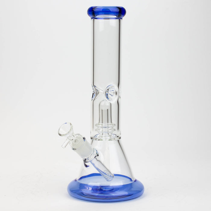 12" Color Bottom Glass Bong with shower head [C1503] | Jupiter Grass