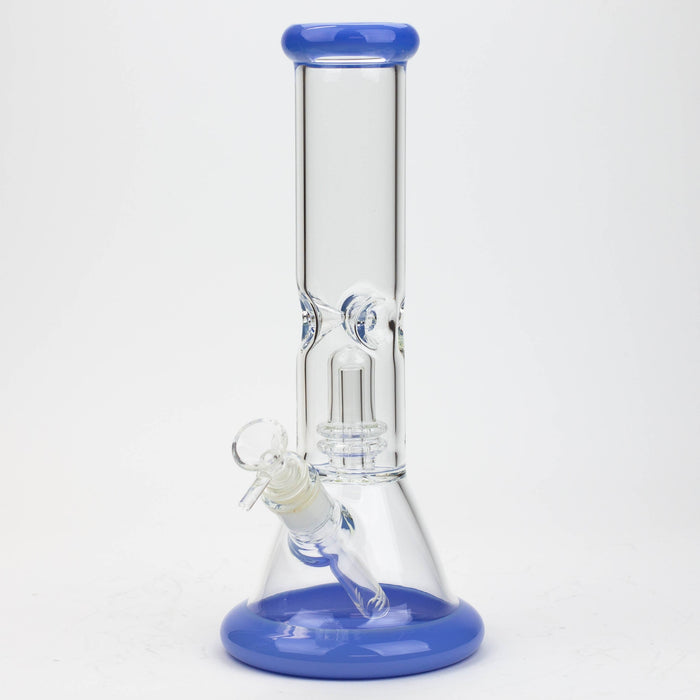 12" Color Bottom Glass Bong with shower head [C1503] | Jupiter Grass