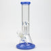 12" Color Bottom Glass Bong with shower head [C1503] | Jupiter Grass