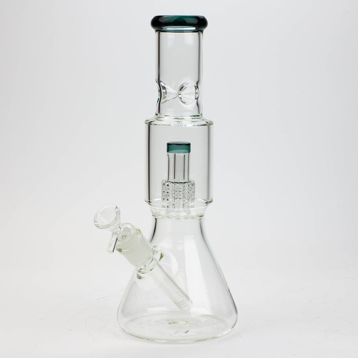 12" Glass Bong with shower head percolator [C2244] | Jupiter Grass