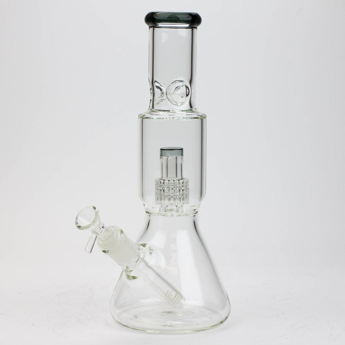 12" Glass Bong with shower head percolator [C2244] | Jupiter Grass