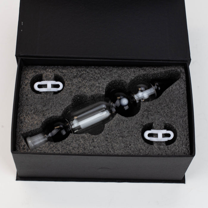 Glass and Titanium Nectar Collector [AK2211] | Jupiter Grass