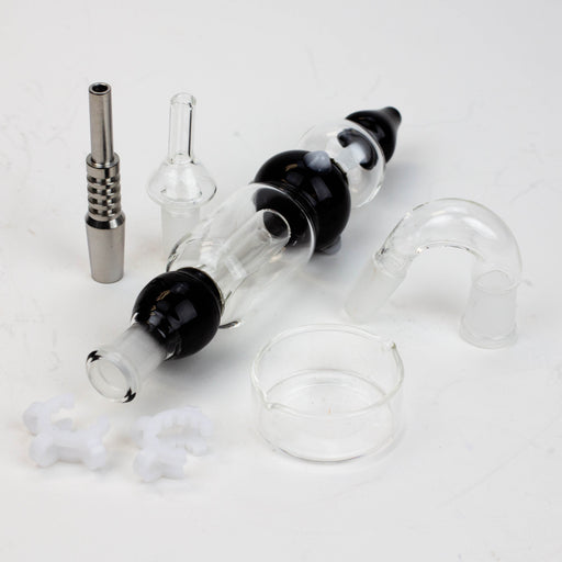 Glass and Titanium Nectar Collector [AK2211] | Jupiter Grass