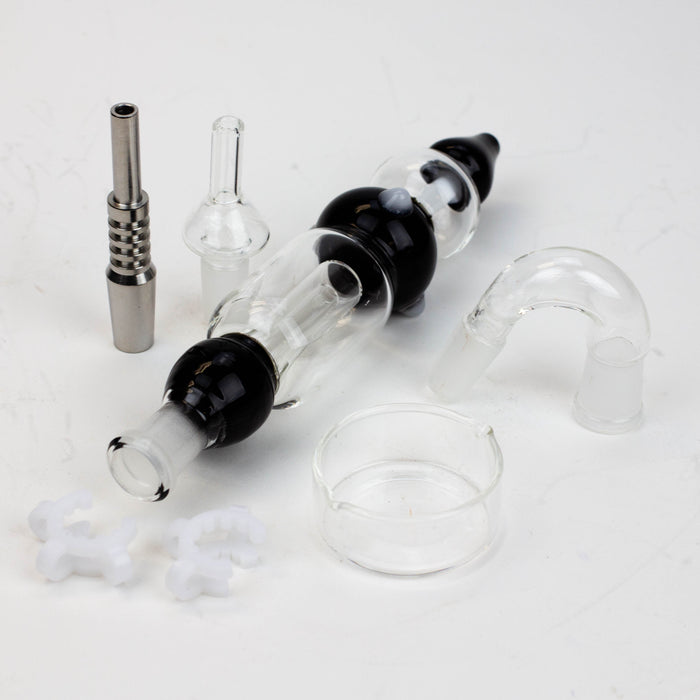 Glass and Titanium Nectar Collector [AK2211] | Jupiter Grass
