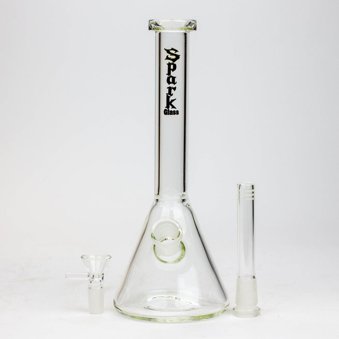 10" SPARK beaker thick glass water bong | Jupiter Grass