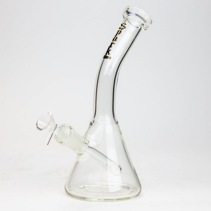 10" SPARK beaker thick glass bent neck water bong | Jupiter Grass